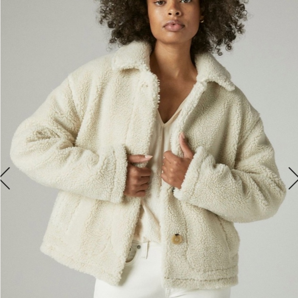 Lucky Brand Trucker Teddy Jacket
